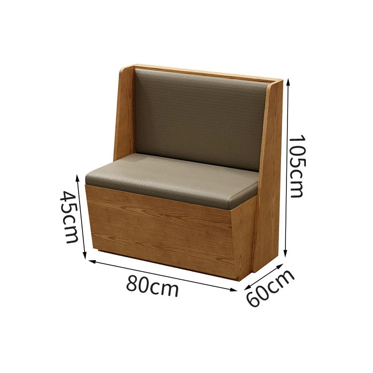Juego de Mesa y Sillas para Comedor de Madera Maciza para Restaurante