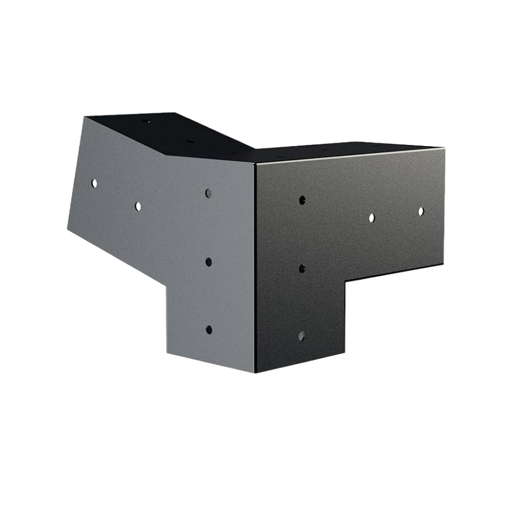 Kit de soporte de gazebo de techo inclinado de 15 °, soporte de extensión montado en la pared del techo para gazebos, cabañas