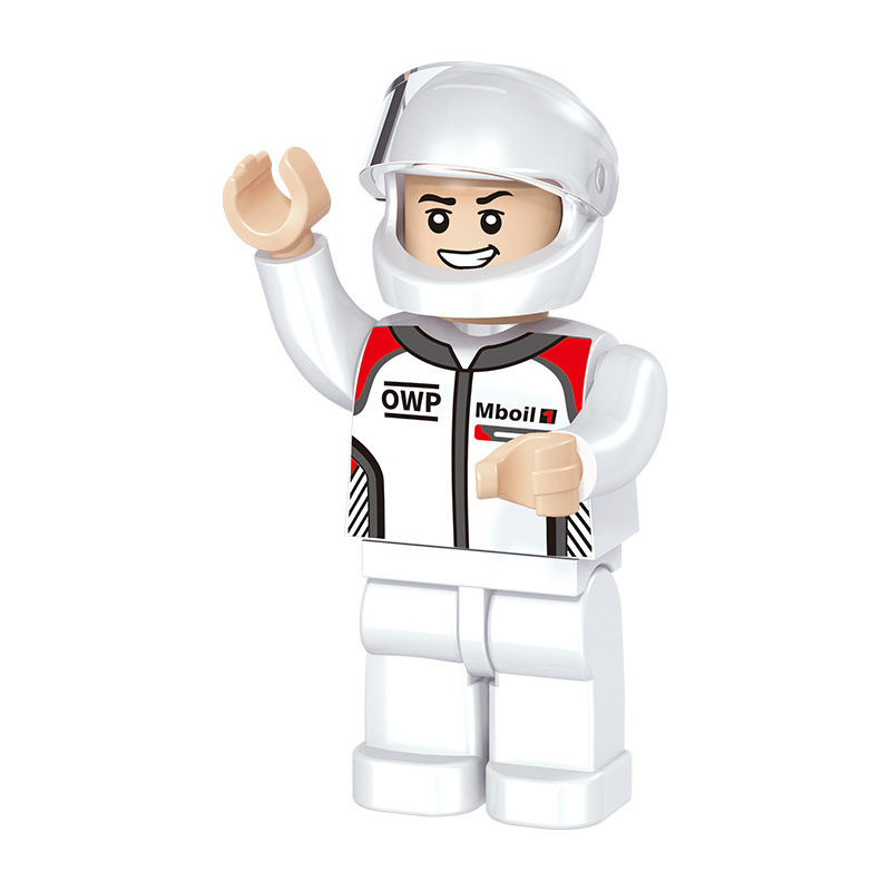 クールなレーシングメカロボット子供の教育ビルディングおもちゃビルディングブロック 2 から 4 レーシング少年の誕生日プレゼント|undefined
