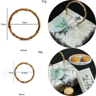 12/15cm 竹节提手 情人节婚礼喜糖袋配件 复古伴手礼现货跨境专供