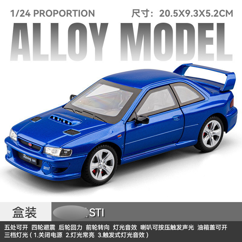 1: 24 El automóvil tegará ST-Box - Blue
