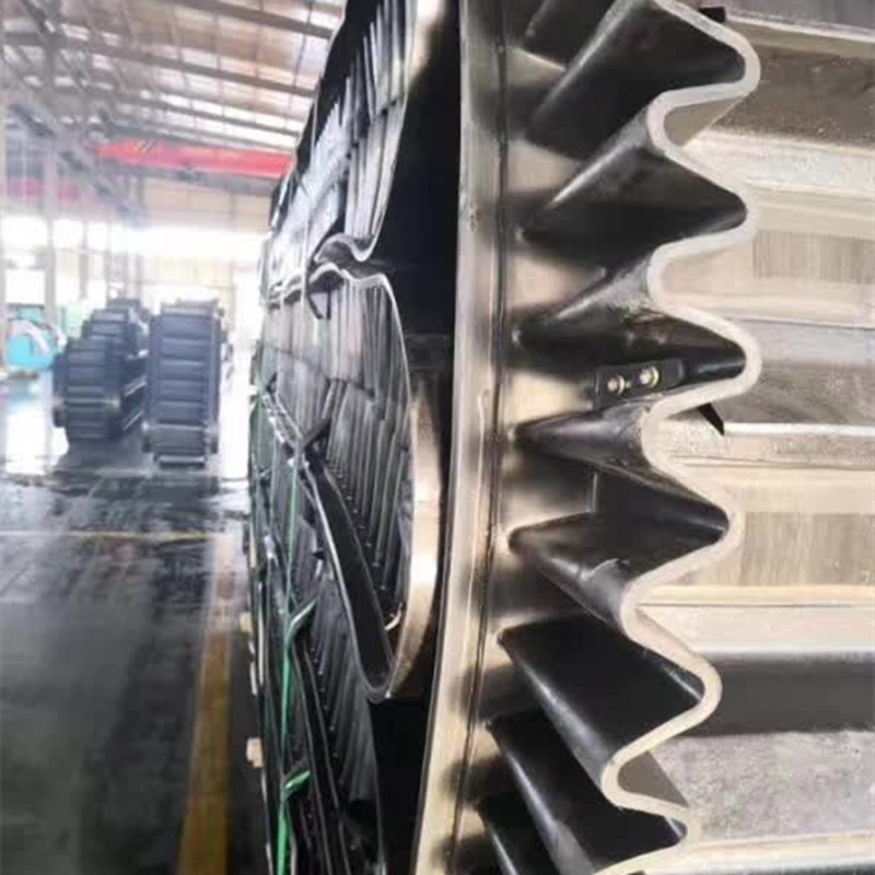 钢丝抗网防撕裂裙边胶带 耐高温裙边输送带 挡板裙边工业皮带