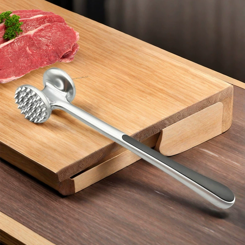 Молоток для сбрасывания мяса из цинкового сплава, многофункциональный стейк со сломанным ребром кухонный инструмент двусторонний молоток из соснового мяса