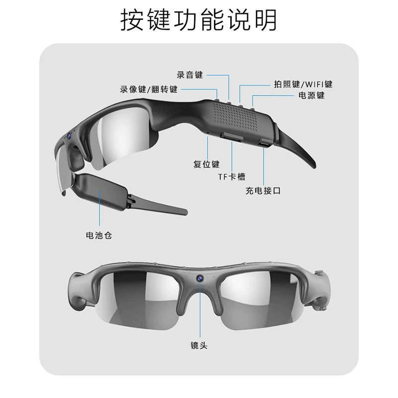 Умные велосипедные очки, спортивное видео, возможность совершать звонки, слушать музыку, кататься и снимать, аудио Bluetooth-гарнитуры, умные очки