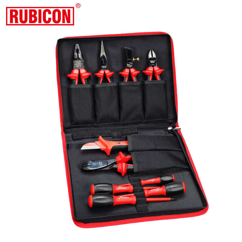 罗宾汉高压绝缘工具组套装VDE1000V专业电工维修工具包