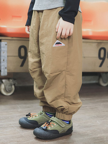 Children's Foot-binding Pants 2025 Autumn Women and Children Outdoor Quick-drying Pants Colorful Pocket Work Pants Baby Pants