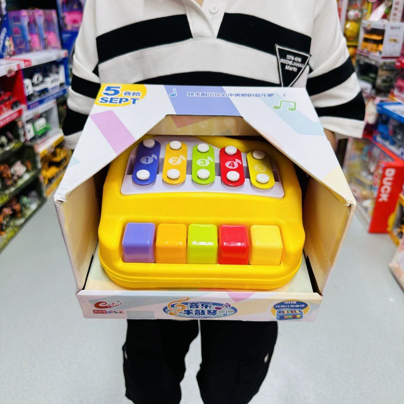 Большой металлофон, игрушка, 2 в 1, 1–3 года