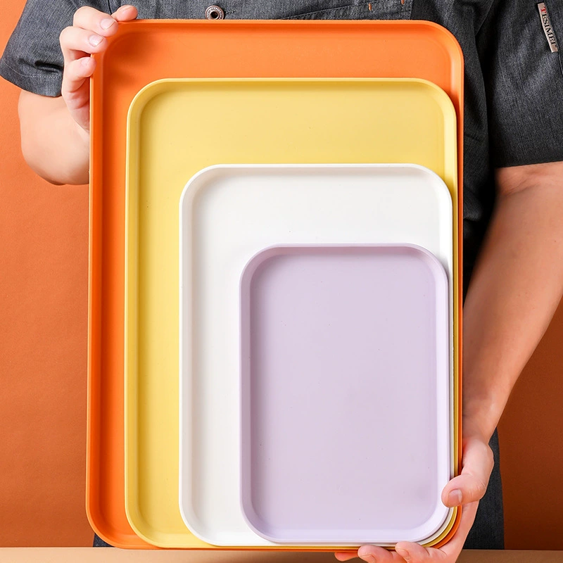 Nordic INS wheat straw trap household color plates commercial barbecue bakery dish large plastic tea plate