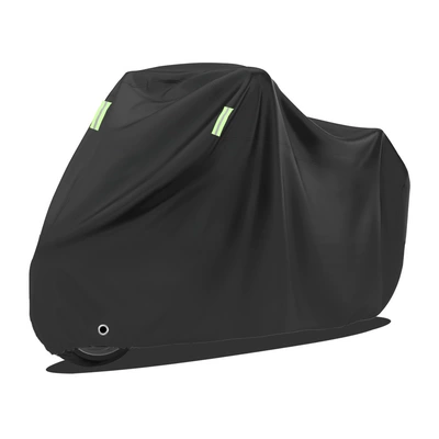 Ready Supply of Cross-Border Motorcycle Covers, Rainproof and Sunproof, Thickened Motorcycle Covers, Outdoor Car Covers, Dustproof Car Covers (Car clothing) - m20090100cm-pure-black