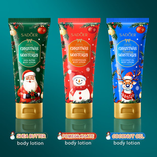 Full English Sadoer Christmas Red Pomegranate Body Lotion Autumn and Winter Moisturizing Body Lotion Cross-Border Foreign Trade Wholesale