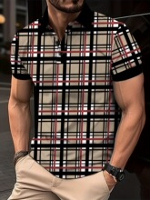S 27234 Digital Print Men Polo Shirt ����ӡ��POLO�� �羳ר