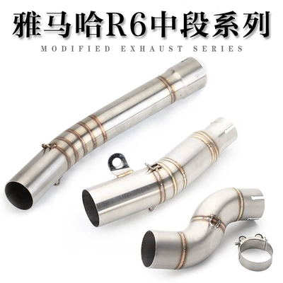 Motorcycle Yamaha Middle Section Yzf-R6 Middle Section Suitable for R6 Modified Exhaust Pipe 98-05 06-18 Years