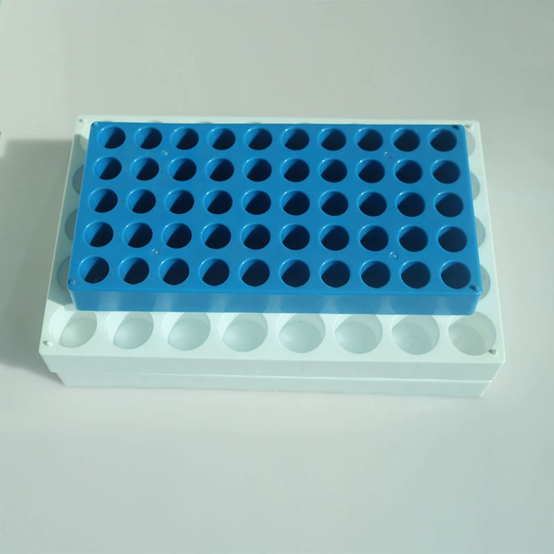 Подставка для инъекционных бутылок, верхняя часть для бутылок с пробками, пустая бутылка, поднос для бутылок с хроматографией, стойка с 40 отверстиями