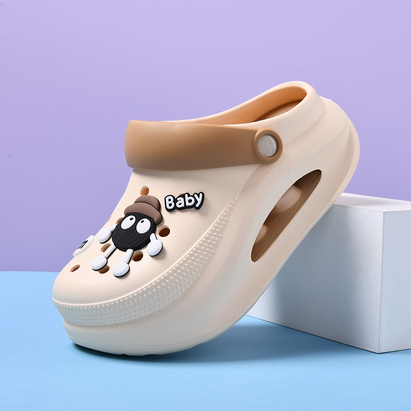 Cross-border 2025 zapatos con agujeros mujer cojín de aire hueco zapatillas Baotou zapatos de enfermera para mujer sandalias Baotou sandalias y zapatillas para mujer