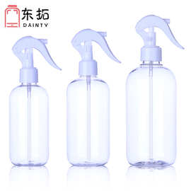 小老鼠喷雾瓶250ml 500毫升透明瓶子圆瓶玻璃水喷壶pet塑料瓶批发