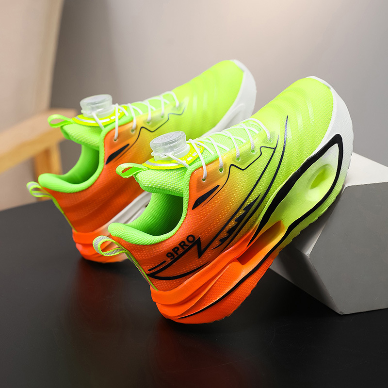 Red Rabbit 9pro zapatos de correr hombres botón giratorio de verano de red transpirable para niños de secundaria no olor zapatos deportivos de amortiguación de pies