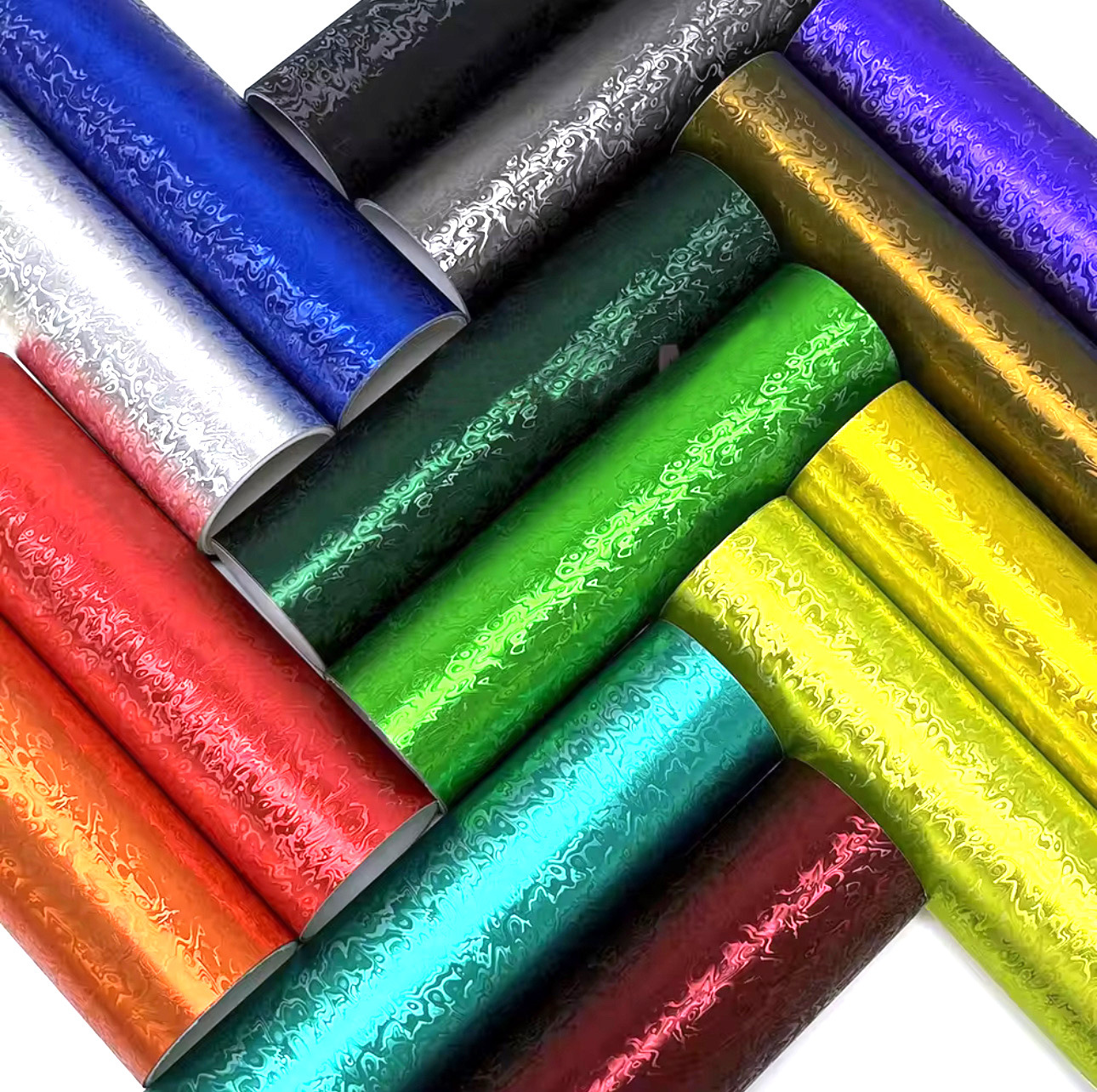 Car Pet Electroplated Color-Changing Film for Body Decoration and Interior Modification, Metaverse Ghost Matte Black Car Color-Changing Film