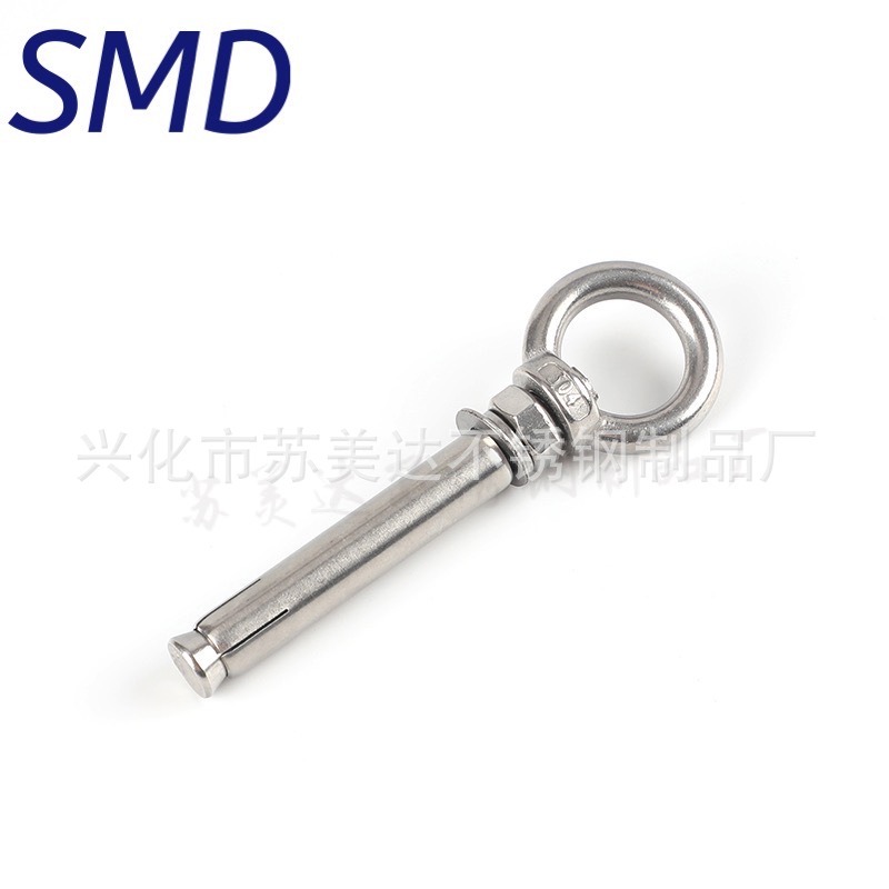 304ステンレス膨張ねじリング付きフックリング付き延長アイボルトm6m8m10m12