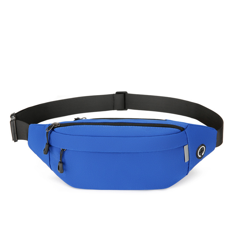 Factory Direct Korean fashion shoulder bag multi-color all-match casual waist bag portable earphone hole can be changed logo
