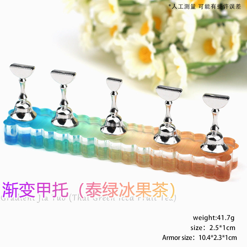 Usar herramientas de uñas, práctica de uñas, soporte para uñas, hada, fantasía, base acrílica Aurora, soporte para uñas, soporte para piezas de ajedrez, soporte para exhibición
