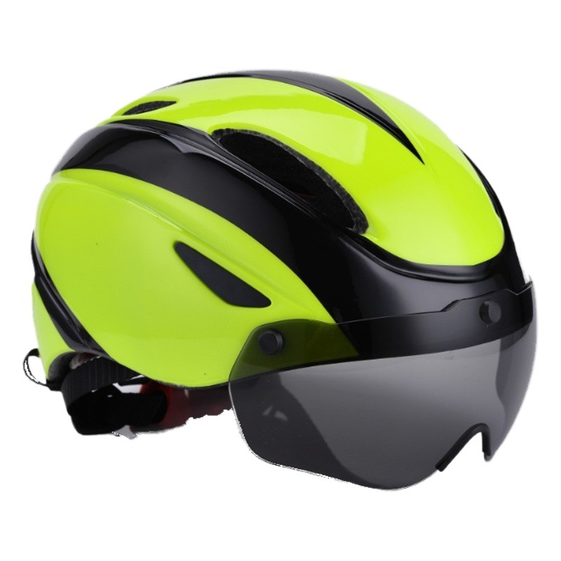 Gafas de succión magnética casco de los hombres y las mujeres casco de bicicleta de carretera de montaña moldeado integrado equipo de casco de equitación