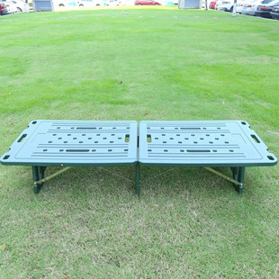 Field Camp Bed Outdoor Multi-Functional Foldableing Bed 80% off Blow Molding Bed Installation-Free Hard Bed Fully Plastic