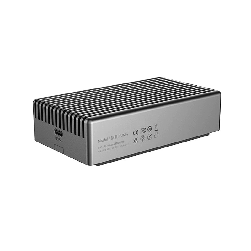 25-летний новый USB4 NVMe твердотельный корпус для мобильного жесткого диска совместимо с Thunderbolt 4/3 алюминиевый сплав
