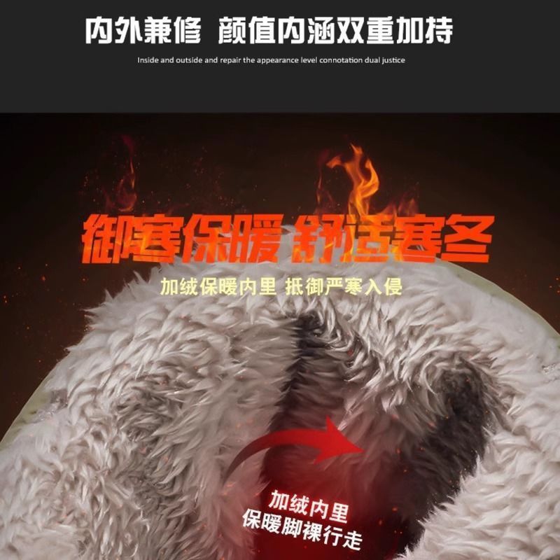 高帮男士羽绒棉鞋2025冬季加绒保暖外穿雪地靴软底超轻便防滑防水|undefined