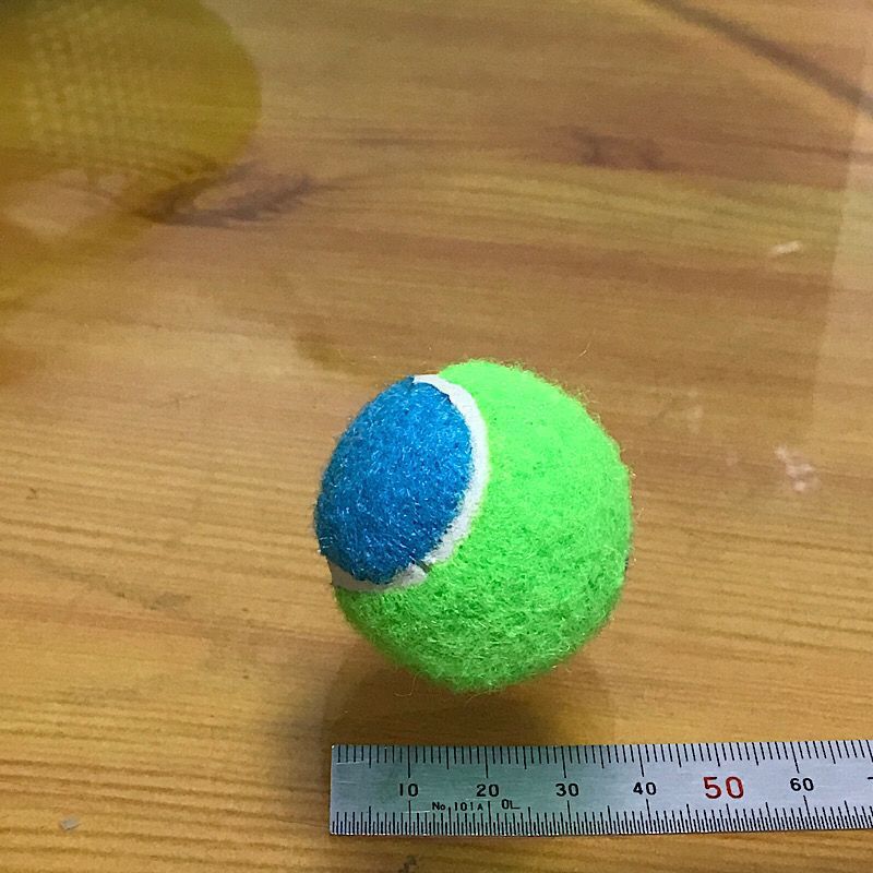 4CM 파란색과 녹색 테니스 공