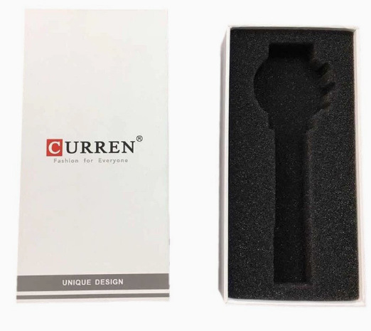 Caja para reloj CURREN, caja blanca para reloj, caja de regalo, bolso de mano, bolsa de papel