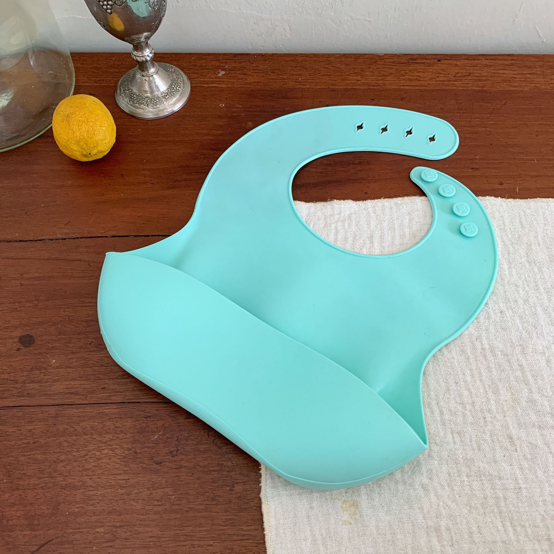 Ropa para niños de caña de pera babero de bebé de silicona para niños 2025 nuevo bebé niña alimentación toalla de saliva impermeable