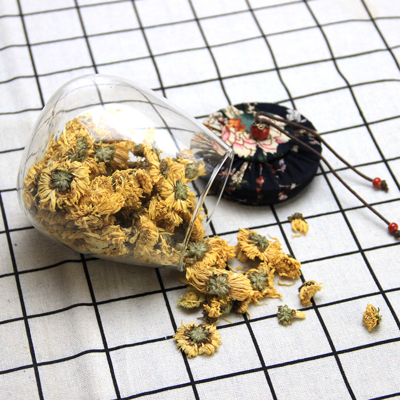 Tarro de té de vidrio de borosilicato estilo retro tela de almacenamiento tarro merienda de frutas secas de almacenamiento botella sellada Pu'er té preservación