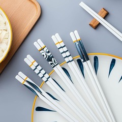 家庭用和風陶磁器箸は高温に耐えてきれいな防かびをしています。