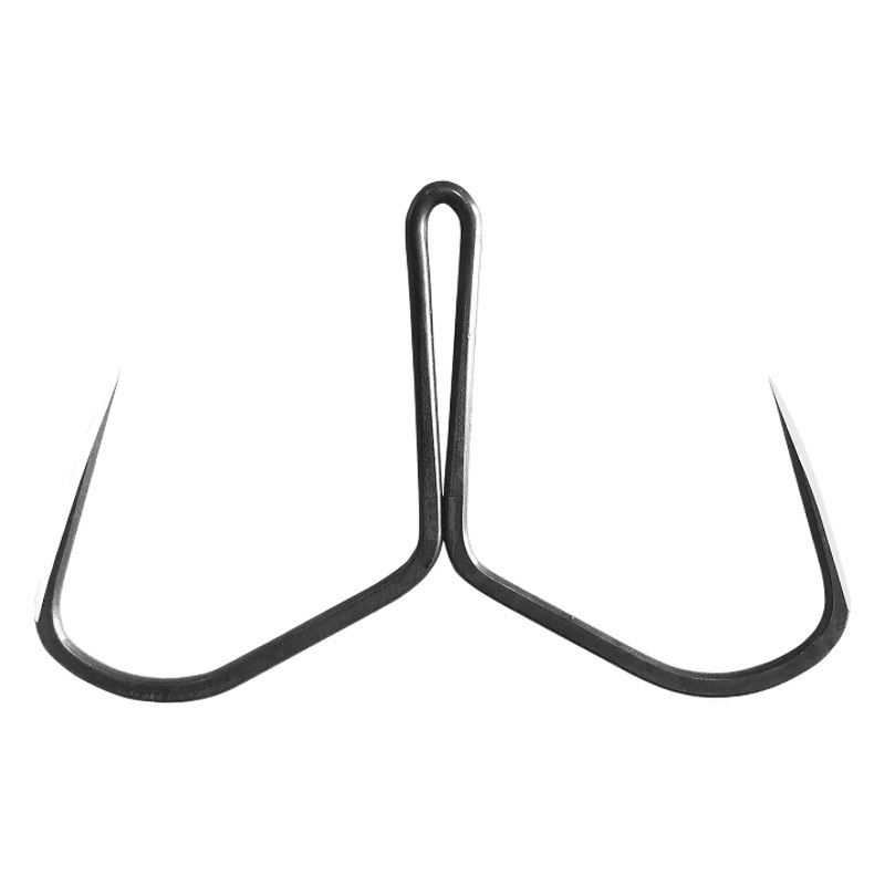 High Carbon Steel Blade Butterfly Hook Two-Claw Hook Triangle Anchor Hook Triangular Tip Hand-Polished Large Anchor Hook Fishing Gear