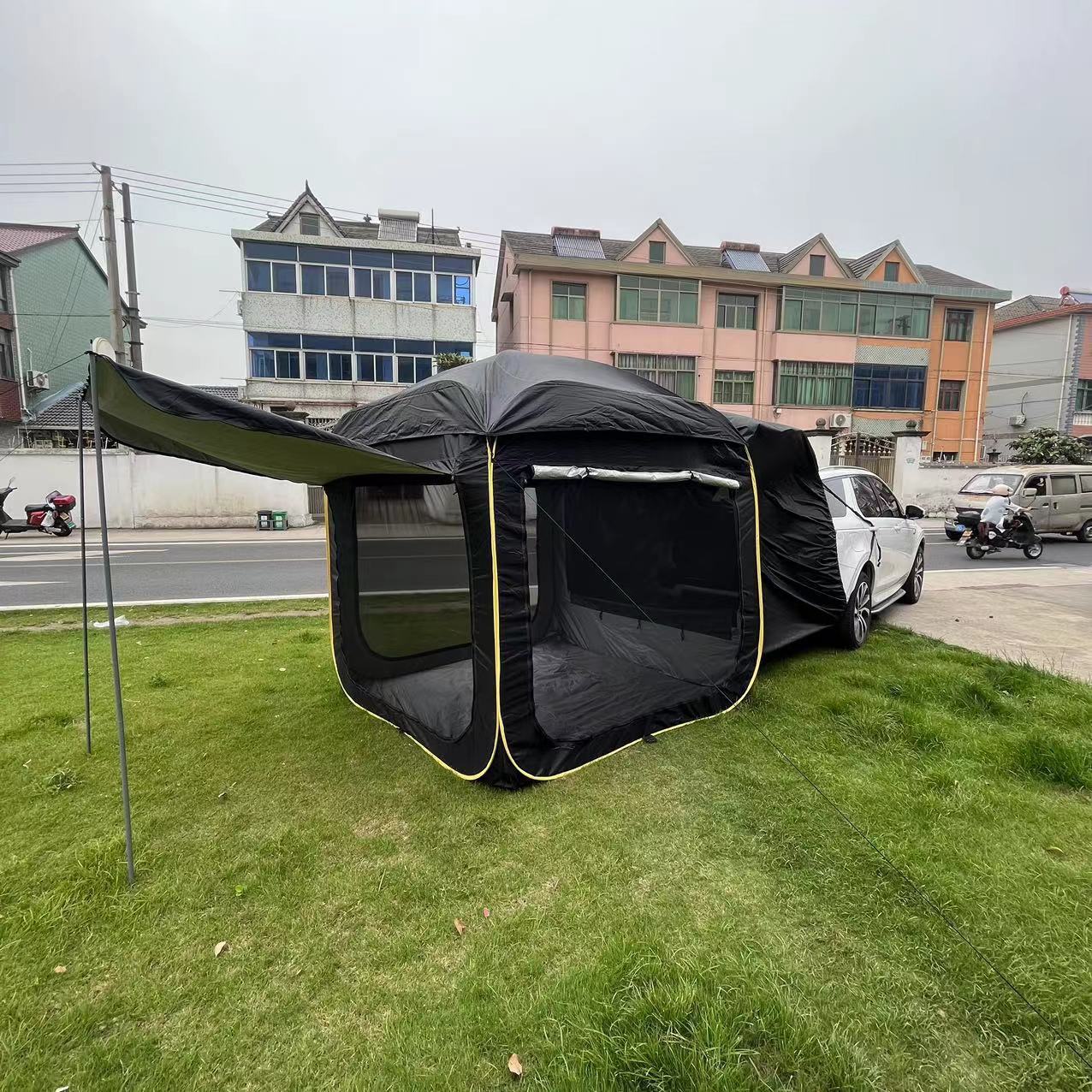 Outdoor extended SUV rear tent, car-mounted tent, trunk tent, car tail box tent, side-of-car tent for outdoor camping