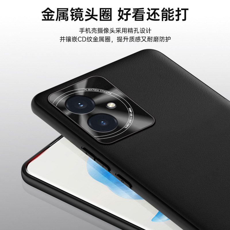 Honor 100 cep telefonu kılıfı, sıvı düz deri kılıf, düşmeyi önleyici ve kirlenmeyi önleyici koruyucu kapak için uygundur, tek parça olarak gönderilebilir