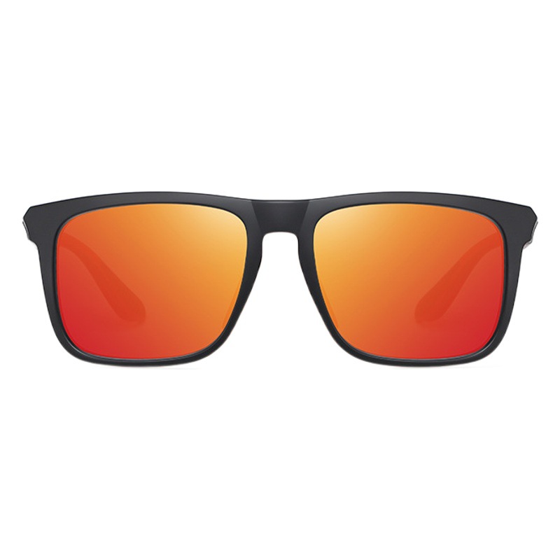 Europa y América nuevas gafas de sol de moda de los hombres coloridos gafas de sol TR7526 deportes al aire libre gafas de sol polarizadas con agujeros transpirables