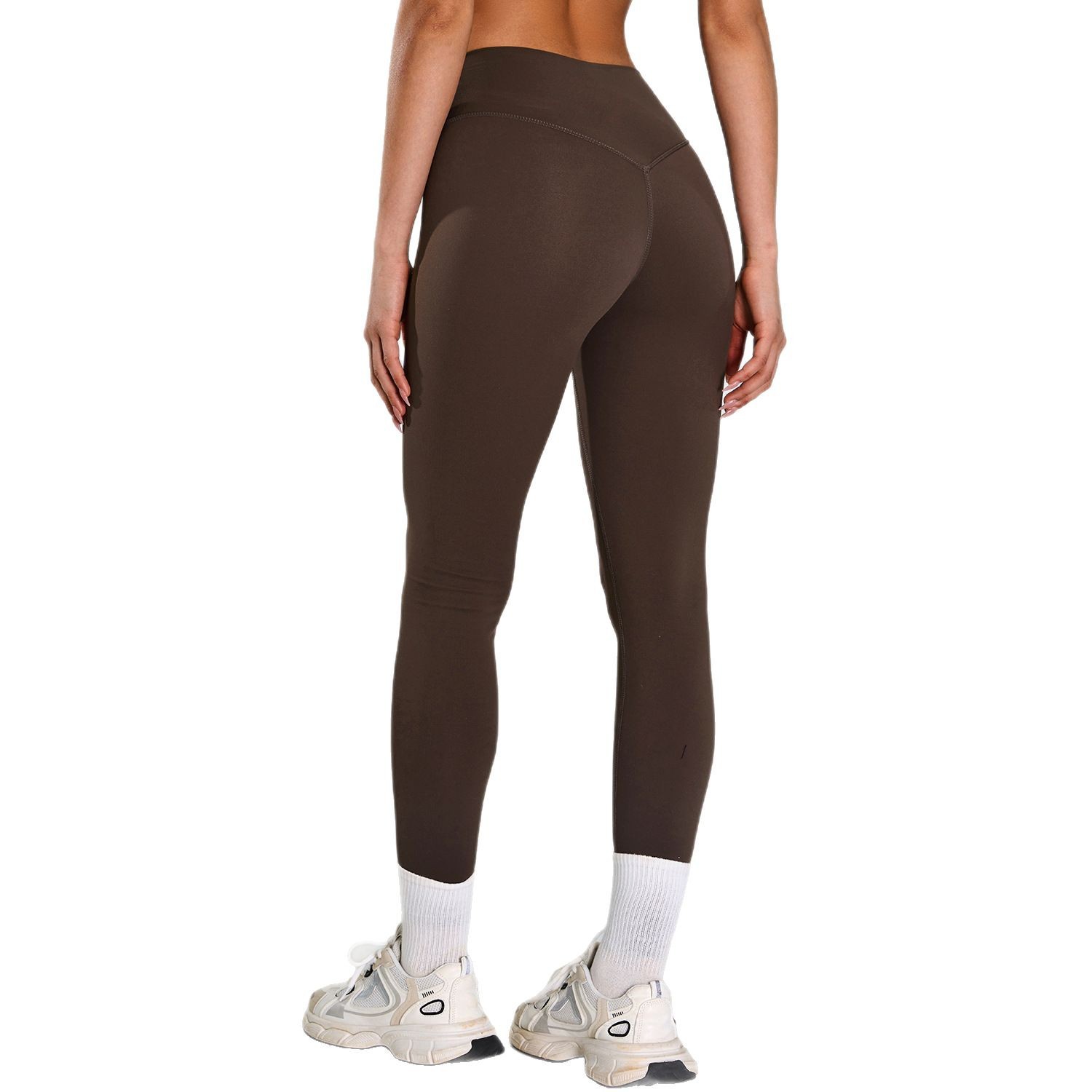 Pantalones deportivos transpirables de secado rápido transfronterizo para mujeres, pantalones deportivos ajustados para correr, pantalones de yoga desnudos de cintura alta y glúteos