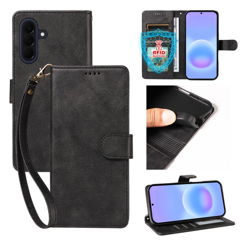 Suitable for Samsung A57 Wallet-Style A02S Card Holder Leather Case A27 Stand Rfid Anti-Theft Protection A36 Protective Case A235G Suitable for Samsung A57 Wallet-Style A02S Card Holder Leather Case A27 Stand Rfid Anti-Theft Protection A36 Protective Case A235G