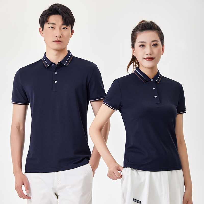Hl5680 Polo Shirt with Logo Printed on It, Work Clothes T-Shirt, Car 4S Shop, Porsche, Mercedes-Benz, Bmw Work Uniform, Chinese Style