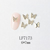 Jewelry for manicure, three dimensional metal decorations for nails, new collection, micro incrustation