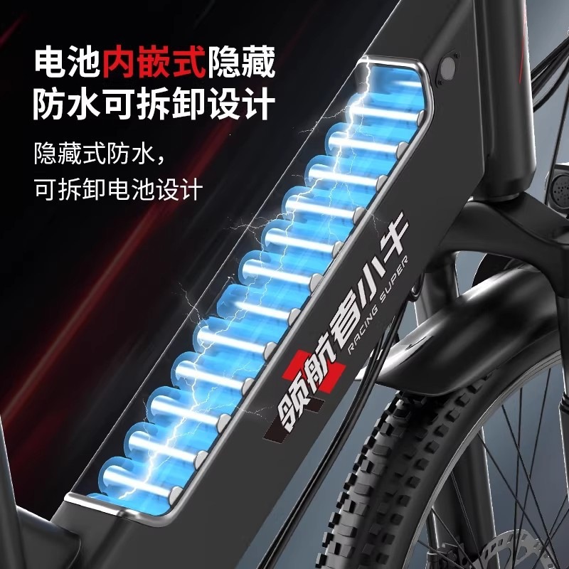 Fabricante de bicicletas eléctricas de 26 pulgadas bicicletas eléctricas almacenamiento en el extranjero E-bike cross-country vehículo eléctrico de doble velocidad