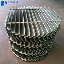 叶片式丝网除沫器S型W型C型带钩分离水雾不锈钢折流板板式除雾器