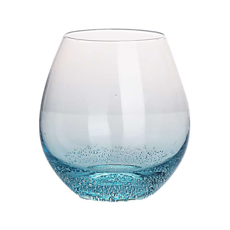 Lu Jing creativo burbuja de cristal taza de huevo taza de jugo de vidrio taza de agua flor taza de té whisky copa de vino al por mayor