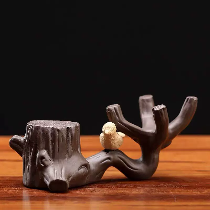 Фиолетовый песок ситечко для чая фильтр база кунг-фу аксессуары для чайной церемонии нулевое соответствие База держатель Ситечка для чая Xi верхняя бровь дерево ворс украшения