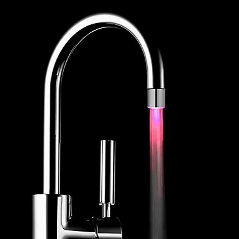 Интеллектуальный световой LED контроль тёплый кран не нагревается холодная и холодная подсветка, три цвета водный ротик, пенящийся устройство, управление температурой, изменение цвета