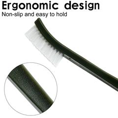 Cross-border 3-piece dual-head brush set, nylon pipe brush kit, gun brush, stainless steel wire brush polishing brush tool brush