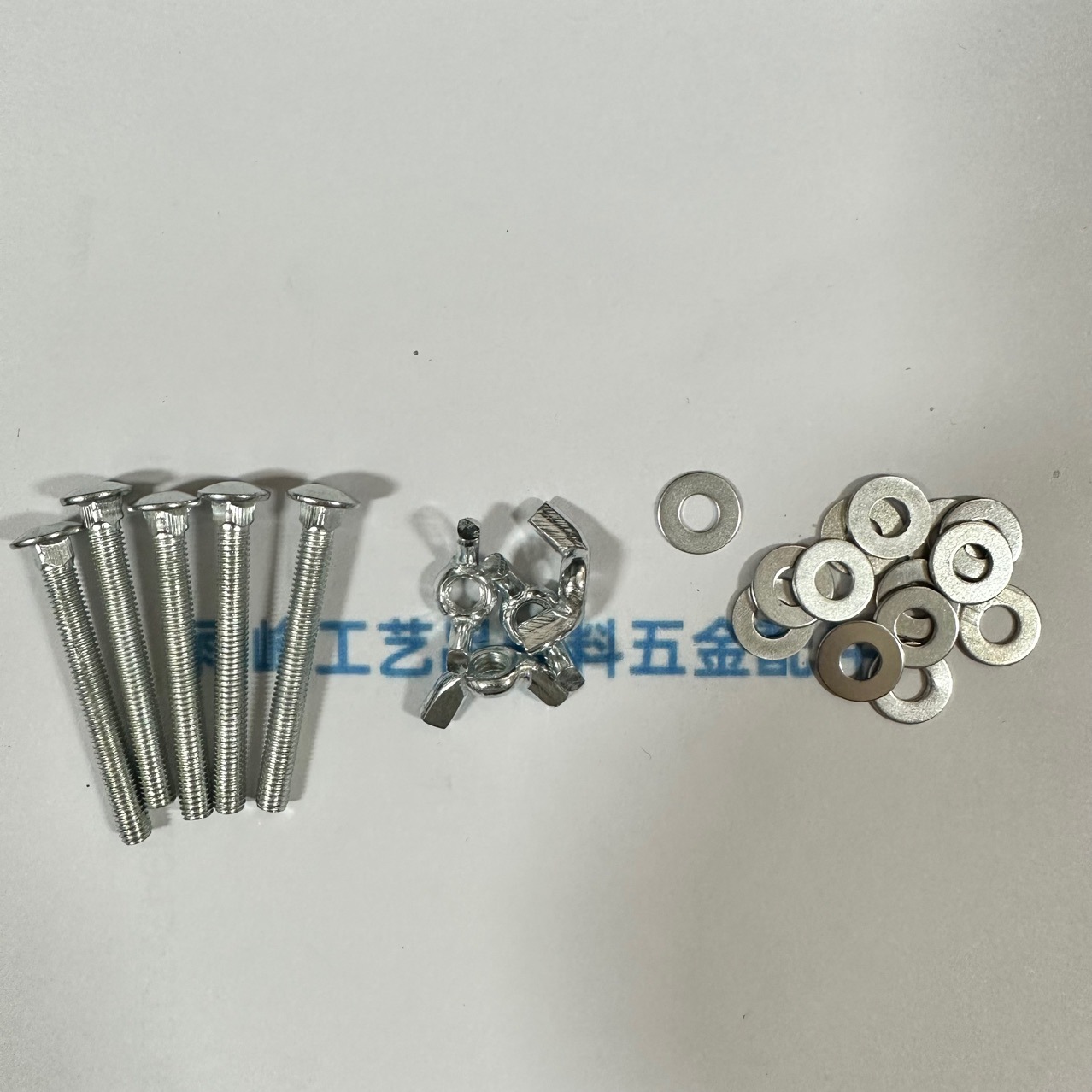 锌铁彩锌马车螺丝 桥架货架螺栓 方颈大扁头螺钉M5 5x40 5x70
