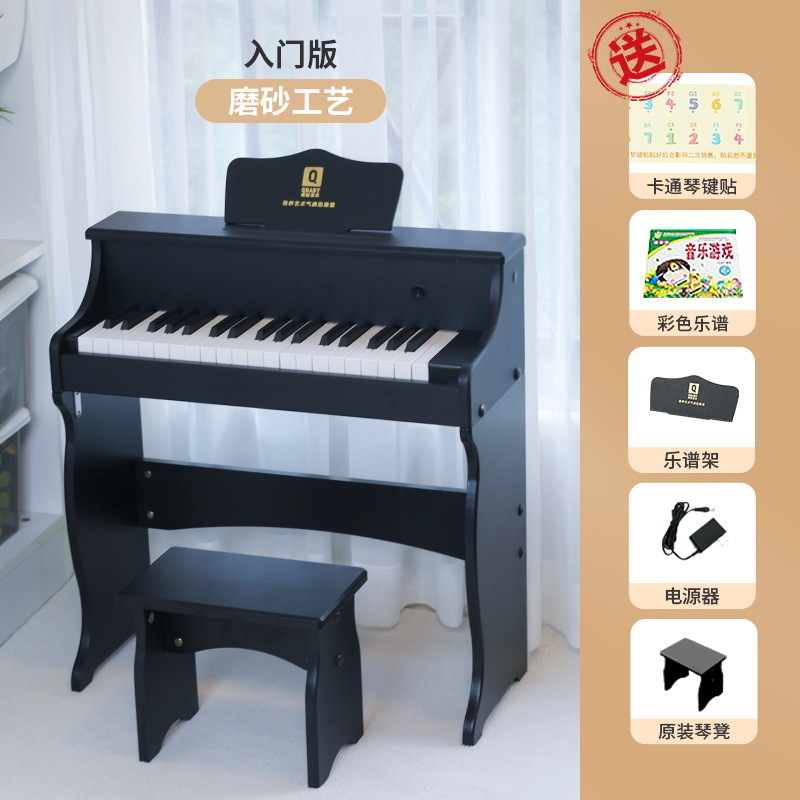 Piano electrónico para niños principiante piano puede tocar madera Año Nuevo piano infantil bebé música juguete regalo