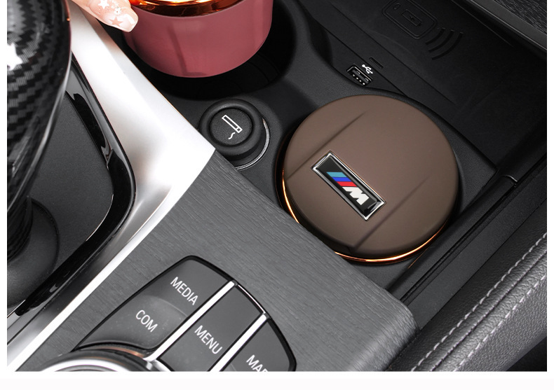 Suitable for Bmw Car Ashtray New 5 Series 3 Series 7 Series X1X2X3X5X7 Creative Interior Supplies with Cover and Light